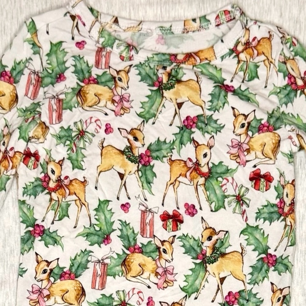🦌Posh Peanut Deerest bamboo holiday pajama set🎄 - Picture 3 of 3